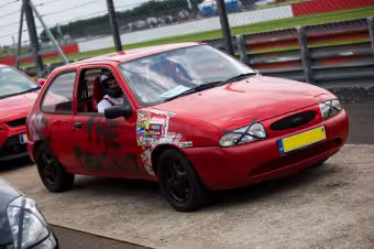 Stickerbombed Mk4 Fiesta
